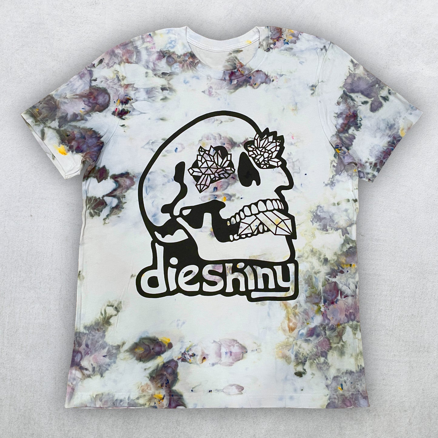 π Jeweled Skull White Tee