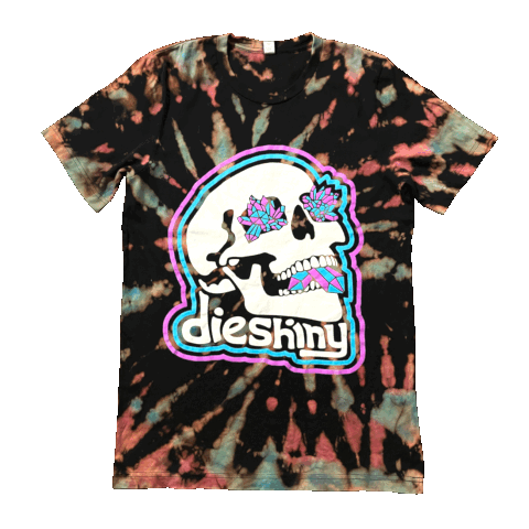 π Jeweled Skull Black Tee