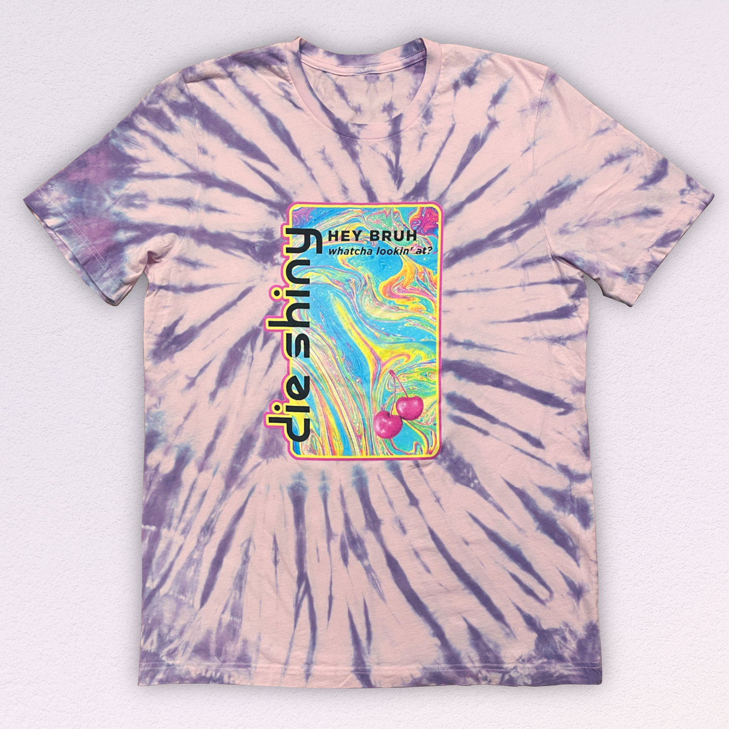 "Hey Bruh" / Tie Dye Lyric Tee