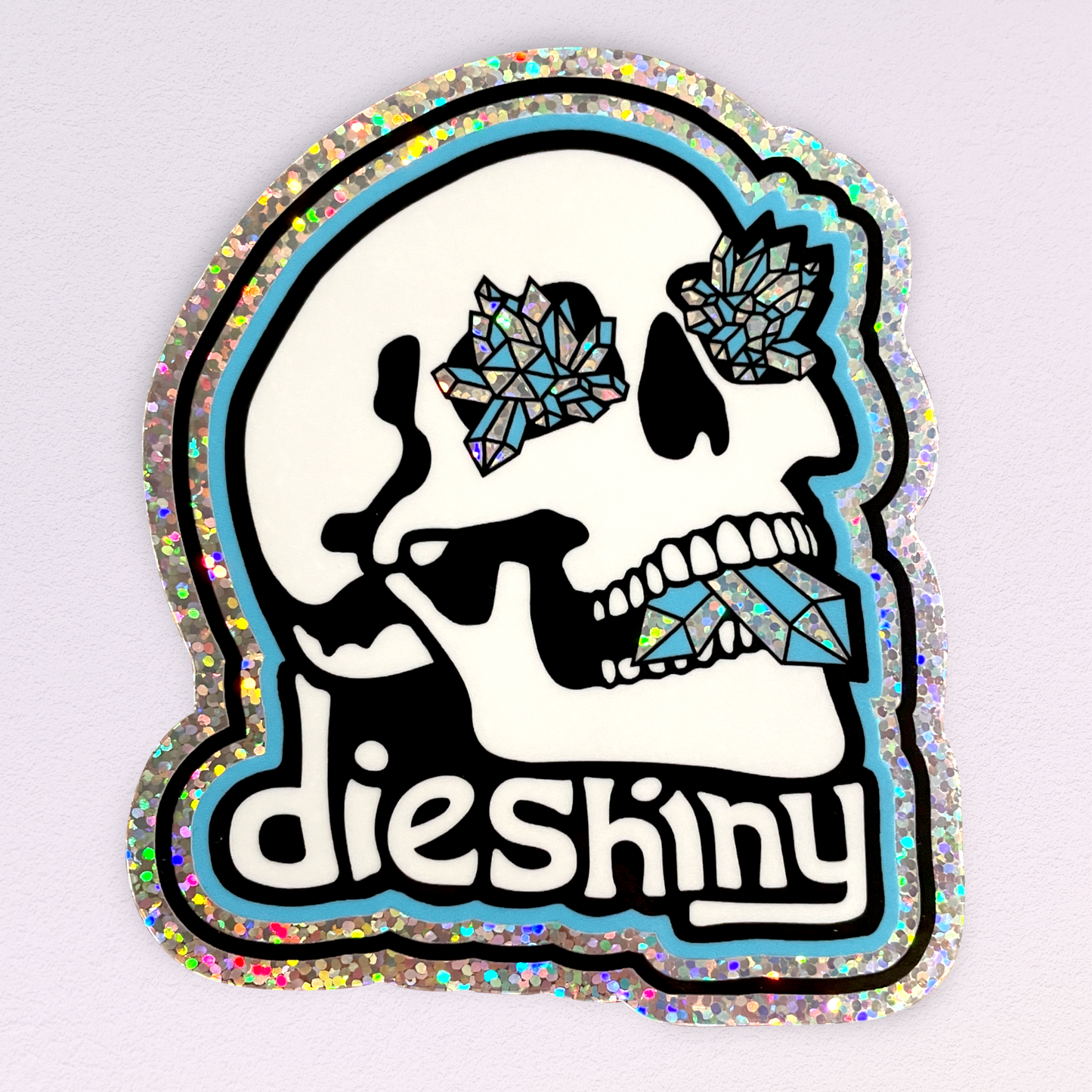 Skull Logo / Glitter Sticker