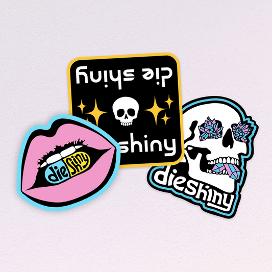 NEW Die Shiny Sticker Pack